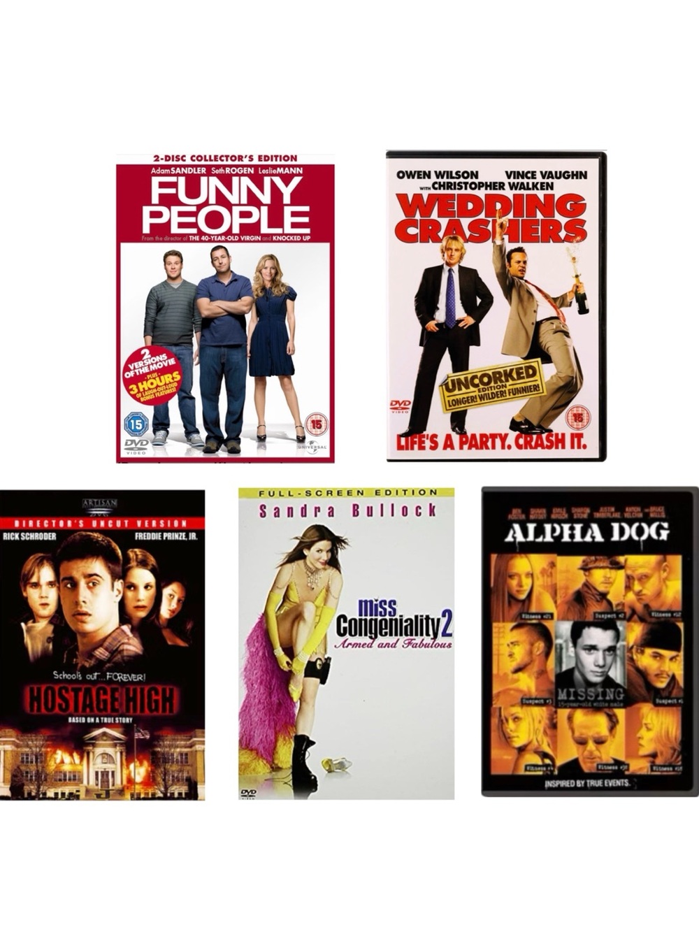 5 DVD’s